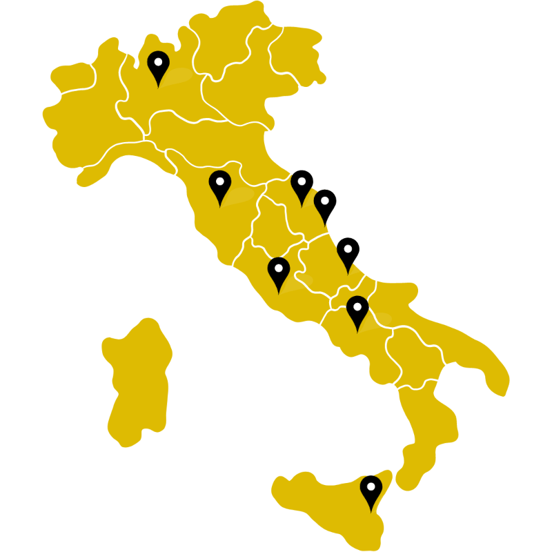 Mappa Italia Invictus Aziende